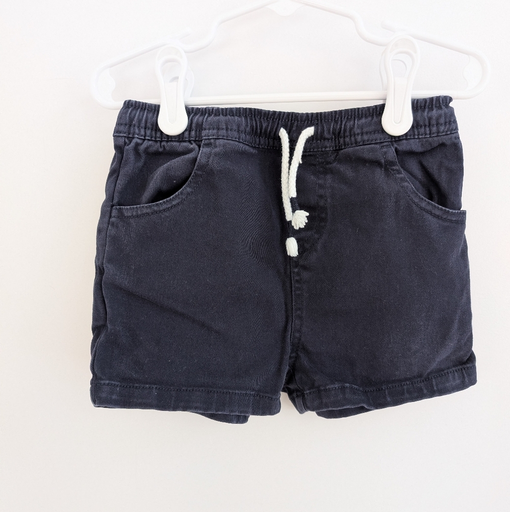 ✨4 for 12 Seed Baby Blue Drawstring Shorts Size 2 Bumblebee Pocket